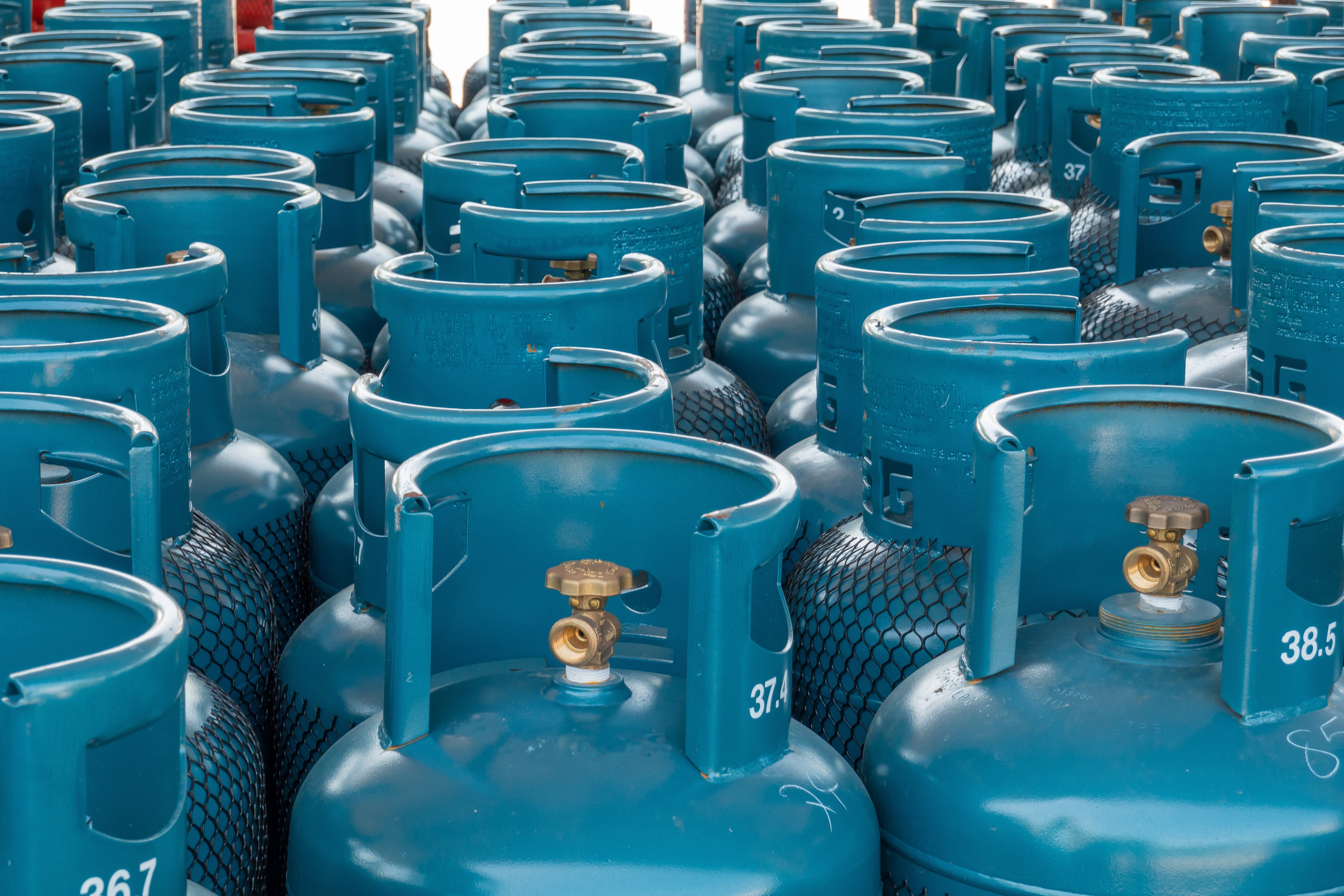 adobe stock image of LPG tanks being stored