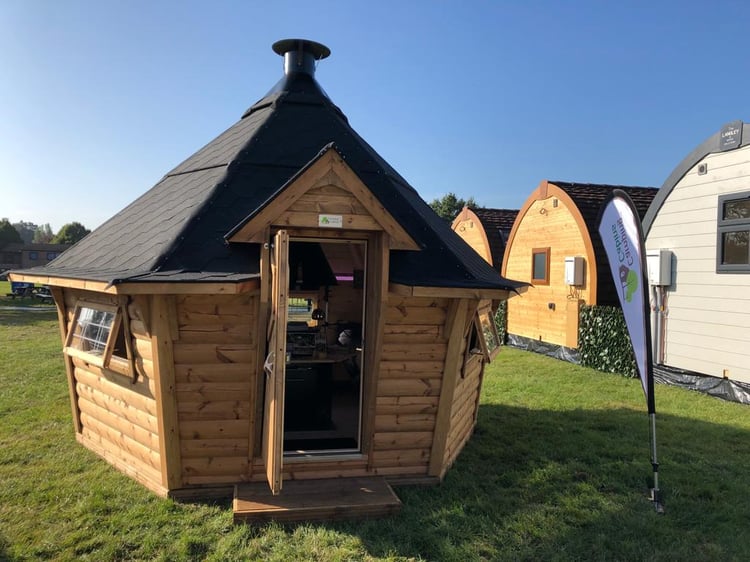 Camping Cabins at The Glamp Show 