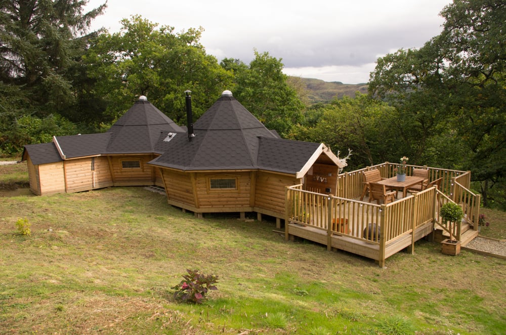 Kirnan Beg Kirnan Lodge Kilmichael Glassary, Lochgilphead PA31 8RE Luxury Cabin in Scotland for Staycation